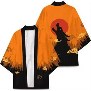 lot 21372 image: Anime Haori Demon Fox Kimono (M) 4 Pack