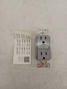 lot 21380 image: Eaton Surge Protector Duplex Receptacle Outlet w GFCI