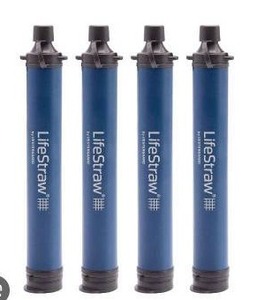 lot 21405 image: LifeStraw Personal Water Filter Pack of 4