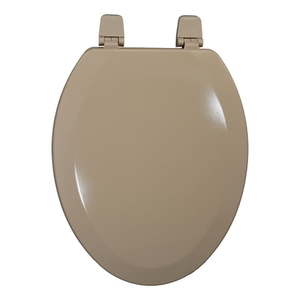 lot 21501 image: Jones Stephens Elongated Closed Front Toilet Seat C014WD30, 5 Pack