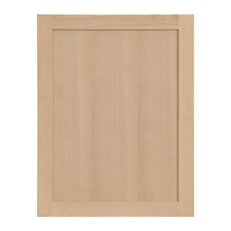 lot 5460 image: 23.2 in. W x 30 in. H Base Decorative End Panel in Unfinished for Clickready Technology - Retail $64