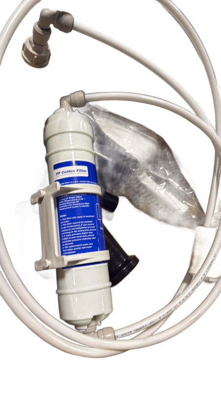 lot 5497 image: PP Cotton Filter Water Filtration System with Tubing and Connectors - Retail $0