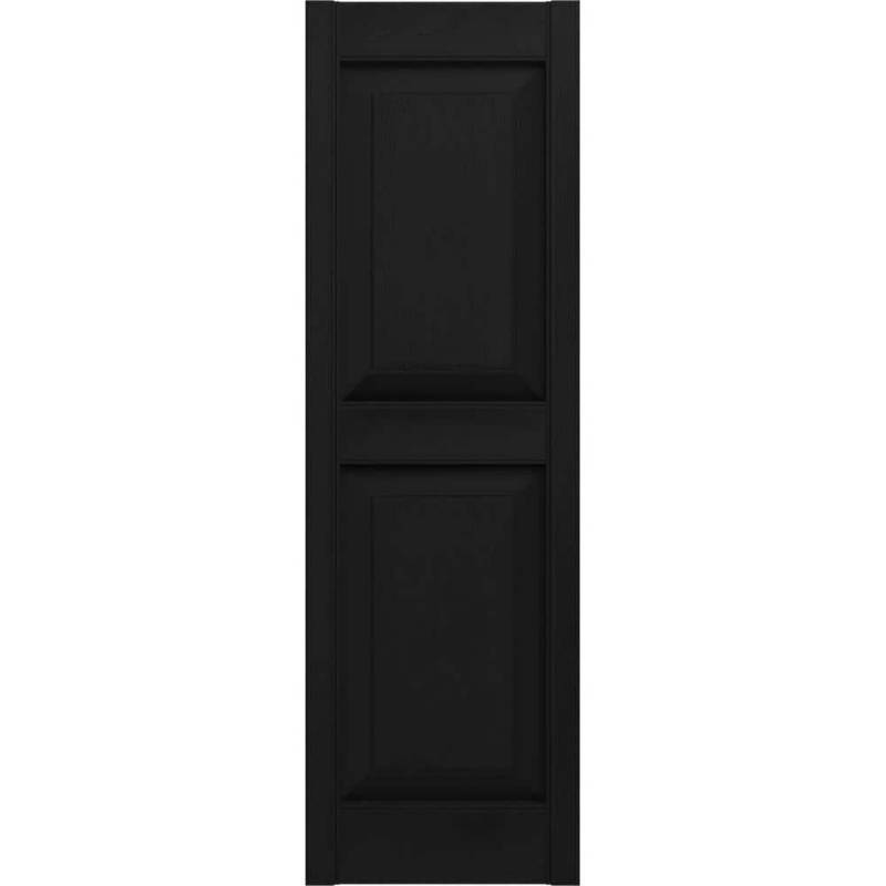 lot 5507 image: Builders Edge Vinyl Raised Panel Shutter - Retail $214
