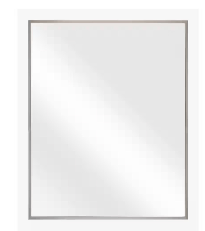lot 5572 image: Glacier Bay 22 x 28 Framed Mirror - Retail $0