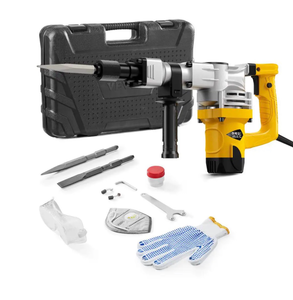Vevor Demolition Jack Hammer, 18.5 x 3.97 in. 1400W Electric Jackhammer Heavy Duty, 2900 BPM Jack Hammer Concrete Breaker (used but good condition)  - Retail: $0