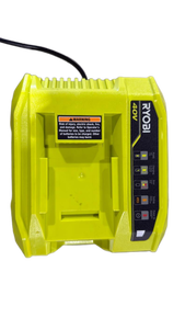 lot 17 image: Ryobi 40V Battery Charger - Retail $0