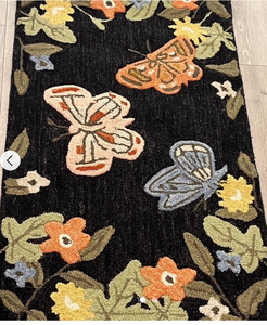 lot 45 image: 23.5 x 45  Rifle Paper Co. Multi Decor-home-accesories rug  - Retail $125