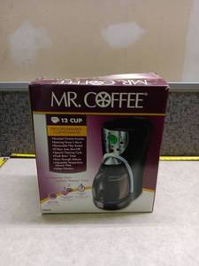 lot 1307 image: Mr. Coffee 12-Cup Programmable Coffeemaker