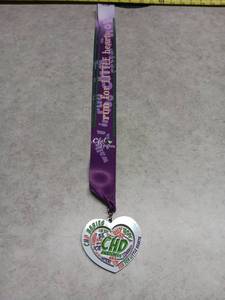 lot 1316 image: CHD Babies Run For Little Hearts 5K Medal