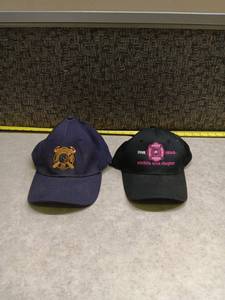 lot 1319 image: Fire Department & Pink Heals Rescue Cap Lot