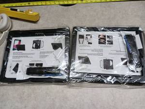 lot 1350 image: Tablet Case w 360° Rotating Stand & Shoulder Strap, Set of 2