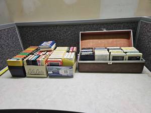 lot 1379 image: Lot of Vintage Cassette Tapes Music Collection - 8-track
