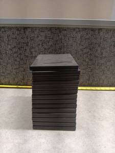 lot 1381 image: Lot of DVD Cases - Black Single Disc Storage