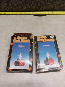 lot 1391 image: Bulk Buys Halloween Ceramic Wind Chimes Lot of 2