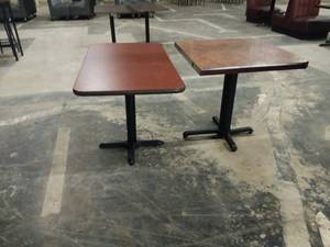 lot 5003 image: Restaurant Caf� Pedestal Tables (2)