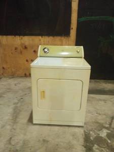 lot 5018 image: Crosley Electric Dryer, Avocado Green