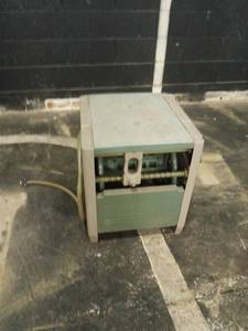 lot 5034 image: Vintage Manual Paper Shredder w Operator Seat