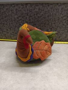 lot 1443 image: Colorful Turkey Stuffed Plush Toy