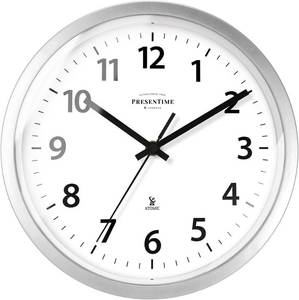 lot 31107 image: Presentime 10 Atomic Wall Clock