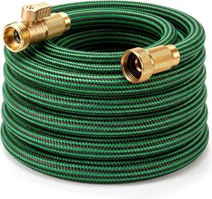 lot 31111 image: Garden Hose 25 ft, Non-Expanding Lightweight Kink-Free Flexible Water Hose