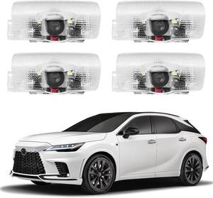 lot 31157 image: Car Door Logo Projector Lights - 4-Pack, 4K HD Puddle Lights for LSESGS
