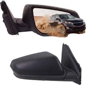 lot 31166 image: Right Side Mirror for 2018-2024 Chevy Equinox, Heated, Matte Black