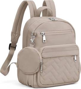 lot 31193 image: SYTRAH Mini Backpack for Women Small Back-pack Purse,Puffer Daypack Khaki