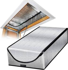 lot 31202 image: Attic Door Insulation Cover with Double Zipper for Heat Insulation
