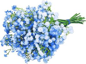 lot 31214 image: ABAJI Tiny Babys Breath Artificial Flowers Gypsophila 12 for Wedding