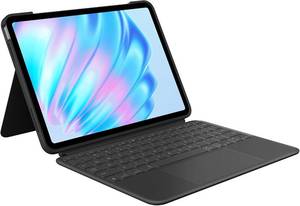 lot 31230 image: Logitech Combo Touch iPad Air 11 inch Keyboard Case - Midnight Black