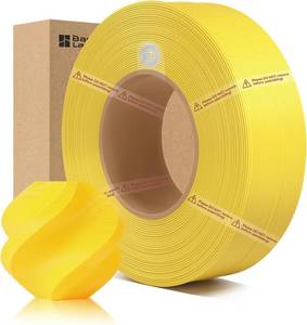 lot 31276 image: Bamboo PLA Basic 3D Printer Filament Refill Yellow 10400