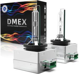 lot 31281 image: DMEX D3S HID Headlight Bulbs 4300K Xenon 35W Pack of 2 (Not fit Halogen)