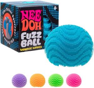 lot 31304 image: Schylling NeeDoh Fuzz Ball - Velvet Squeeze Toy, 2.25 Ball
