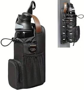 lot 31442 image: Magnetic Gym Bag with Water Bottle Holder, Phone Pockets & Shoulder Strap