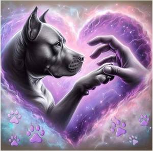 lot 31455 image: FHBUBPUP Dog Diamond Art Kit for Adults - 5D Full-Drill Round, 12 12