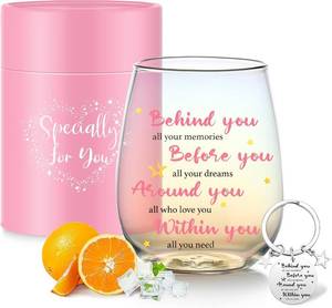 lot 31464 image: Graduation Gifts for Her & Him - Funny Glass Cups for College, High School