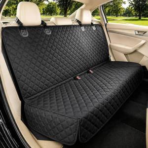 lot 31484 image: Back Seat Cover for Dogs, 600D Waterproof Non-Slip Car Seat Protector