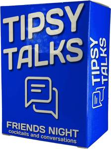 lot 31541 image: Tipsy Talks Friends Night Card Game Conversation Starter & Drinking Game
