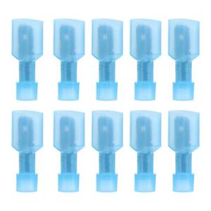 lot 31617 image: Partykindom Male 16-14 AWG Fully Insulated Spade Terminals, Nylon Connectors
