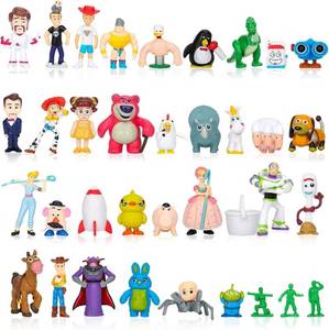 lot 31109 image: Action Figures Mini Toys Set 1.2-2 in Tall Woody, Buzz & Jessie (36 Pack)