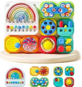 lot 5930 image: Busy Board 3.0 Detachable & Assemblable Toy for Toddlers 1