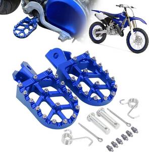 lot 5952 image: AnXin CNC Foot Pegs Universal Motorcycle 50-125cc Blue
