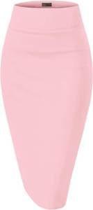 lot 5973 image: Hybrid & Company Womens Nylon Ponte Stretch High Waist Pencil Skirt M