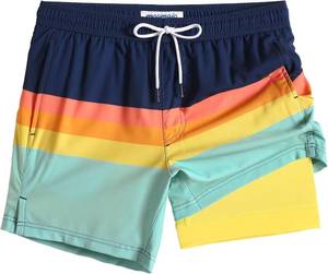 lot 5976 image: maamgic Mens 5-Inch Stretch Swimming Shorts with Compression Liner M