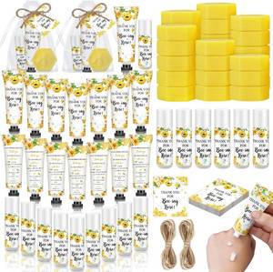 lot 6000 image: 75 Pcs25 Sets Bee Theme Baby Shower Favors, Honeycomb Soap Gifts