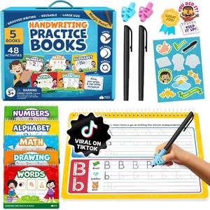 lot 6017 image: Magic Grooved Writing Practice Books for Kids 3-7