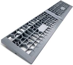 lot 6021 image: Modular Threshold Ramps for Doorways 1 Rise Wheelchair Ramp 3000 Lbs 2-pcs