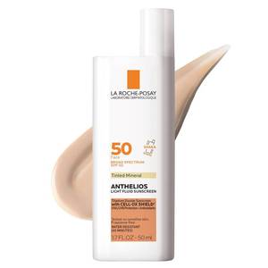lot 6047 image: La Roche-Posay Anthelios Mineral Light Fluid Sunscreen for Face in 5 shades