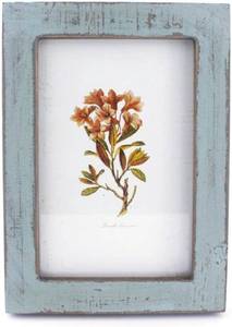 lot 6057 image: 4x6 Simple Rectangular Desktop Family Photo Frame with Glass Front Blue