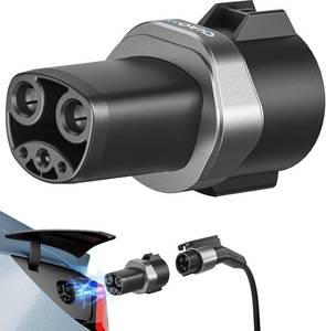 lot 6069 image: QIAO J1772 to Tesla Charger Adapter, Up to 80A 250V AC